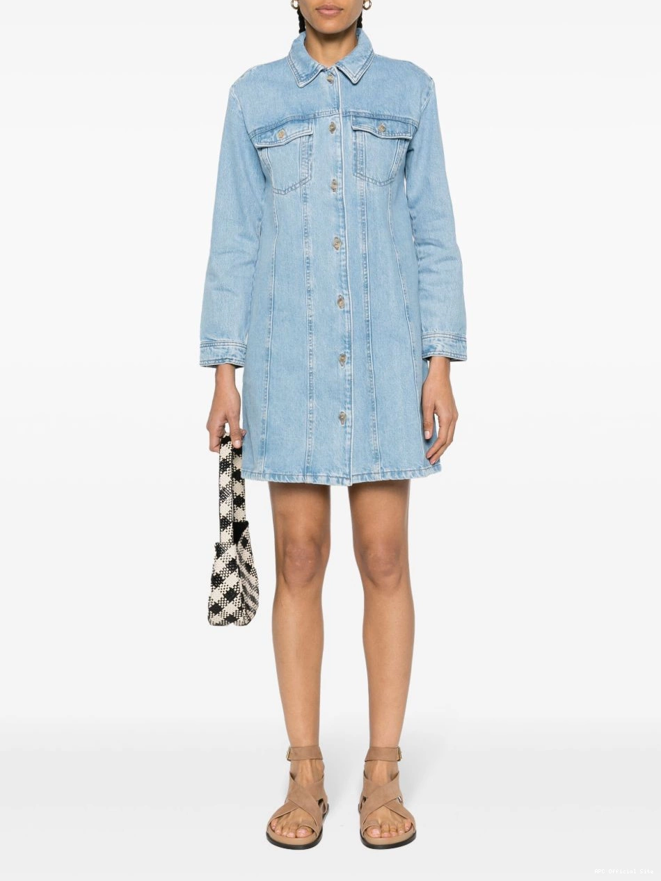 Affordable Alpine Women A.P.C. minidress denim 0426